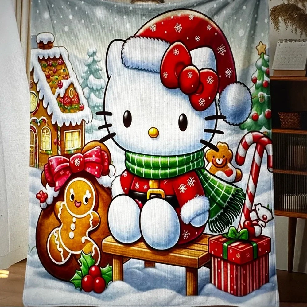 Hello Kitty‎ Christmas throw blanket